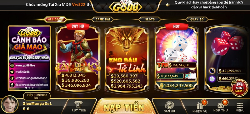 cổng game go88